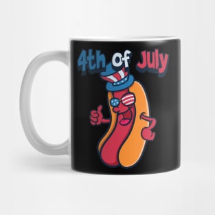4th of July Hotdog Mug